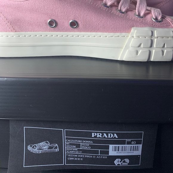 PRADA canvas sneakers - Picture 8 of 9